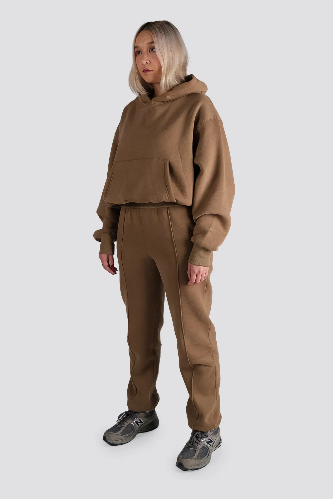 Lunge Fleece Jogger - Walnut