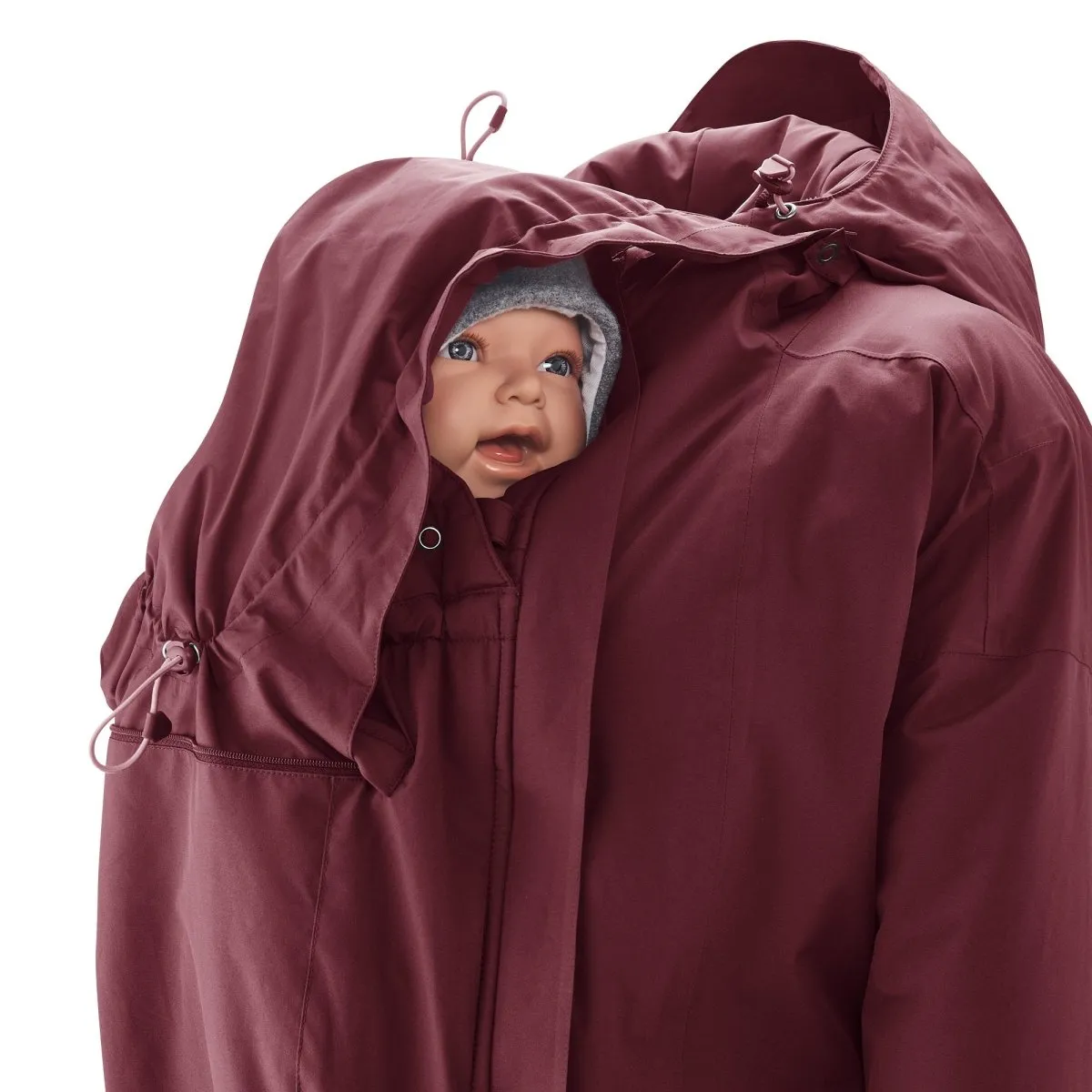 Mamalila WinterWander Babywearing Parka Berry Pink