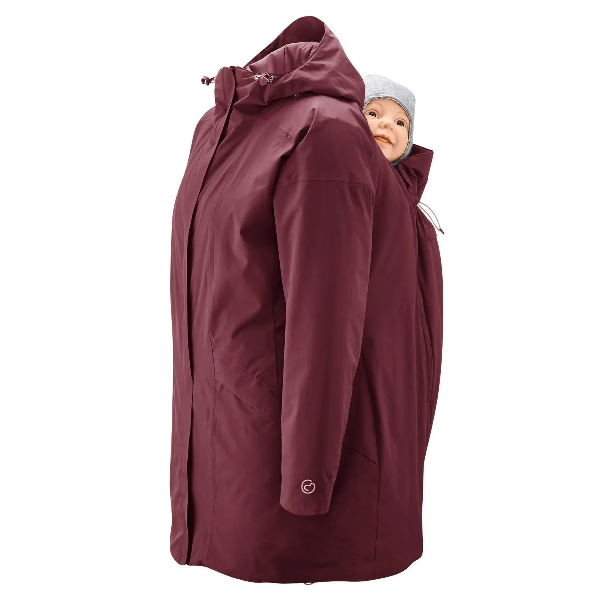 Mamalila WinterWander Babywearing Parka Berry Pink