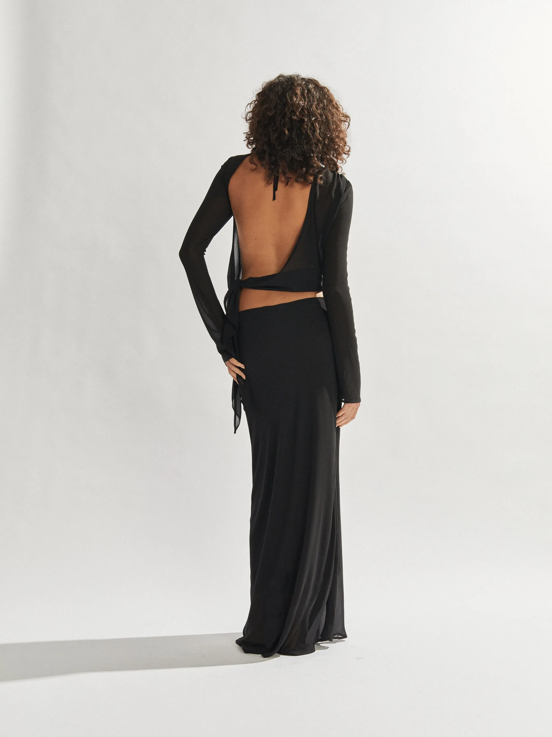 Maxine Maxi Skirt Black