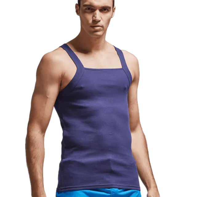 Men's Fashion Vest Home Sleep Casual Cotton Tank Top  - Solid Cotton Tank (TM7)(F101)(F8)(F11)