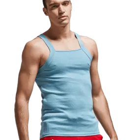 Men's Fashion Vest Home Sleep Casual Cotton Tank Top  - Solid Cotton Tank (TM7)(F101)(F8)(F11)