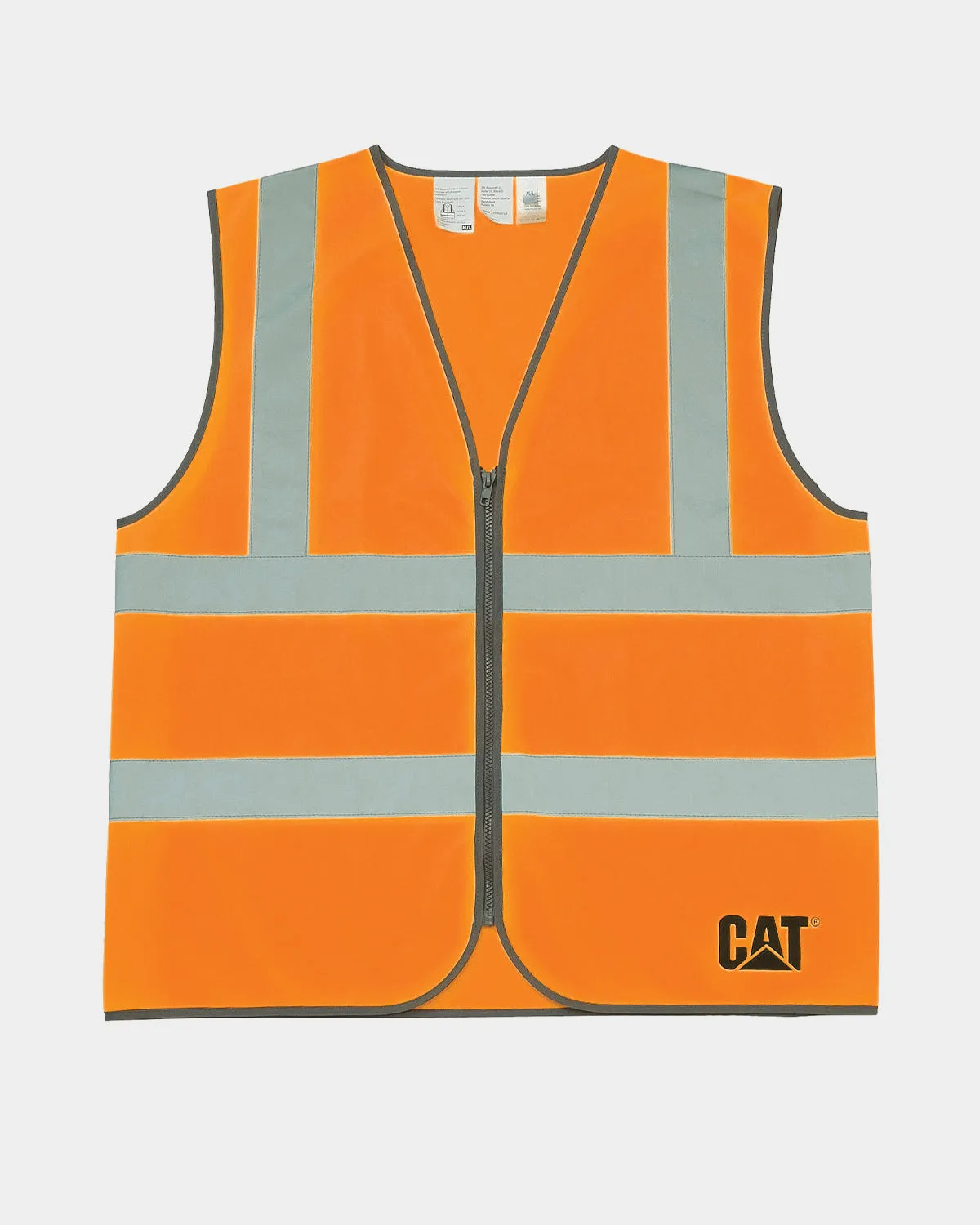 MEN'S HI-VIS ZIP SAFETY VEST