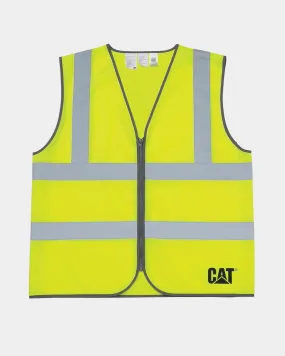 MEN'S HI-VIS ZIP SAFETY VEST