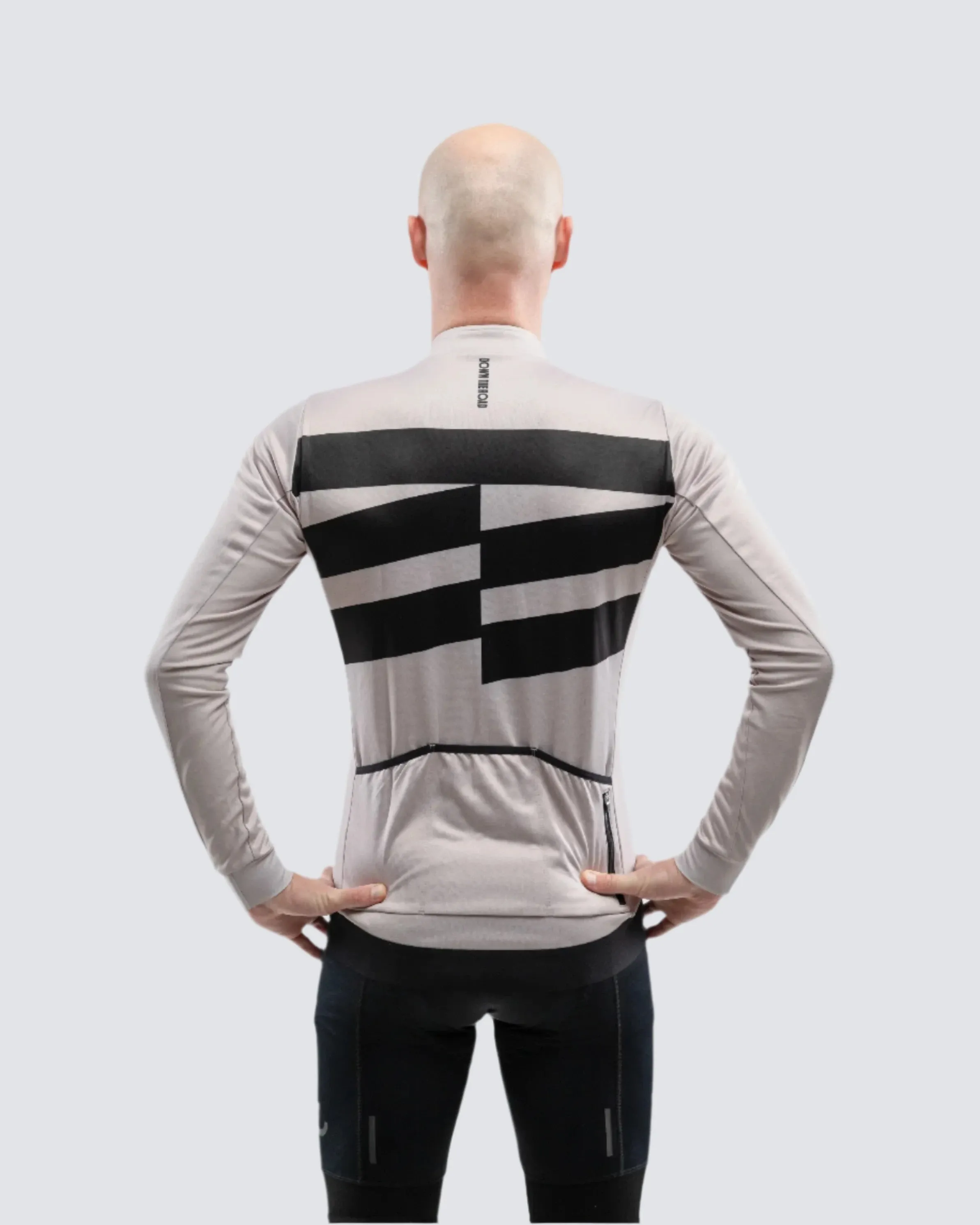 Men's Long Sleeve Fleece Jersey - Nude Beige