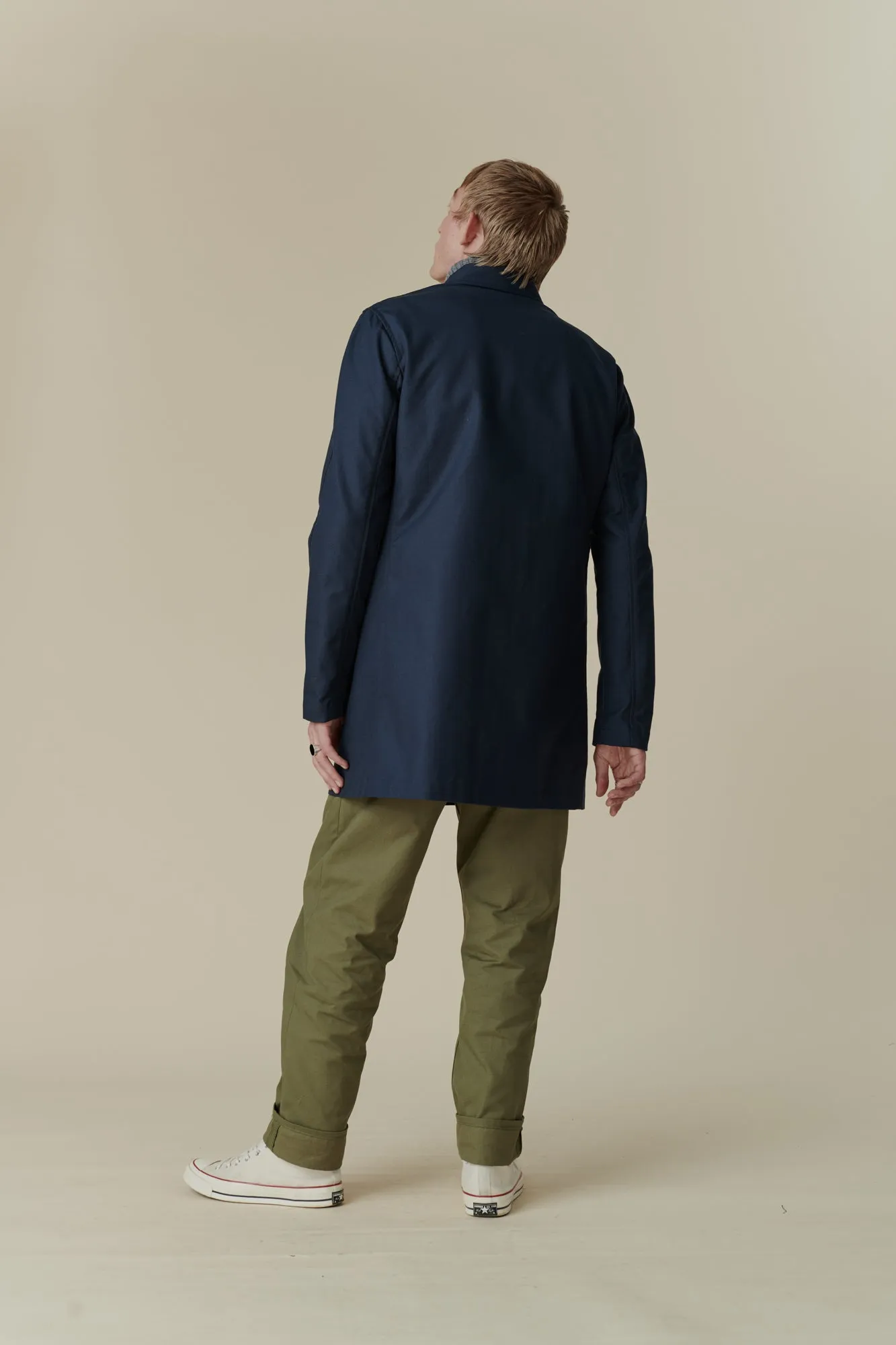 Men's Raincoat - Navy