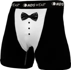 Mens Sexy Tuxedo Boxer Brief Underwear