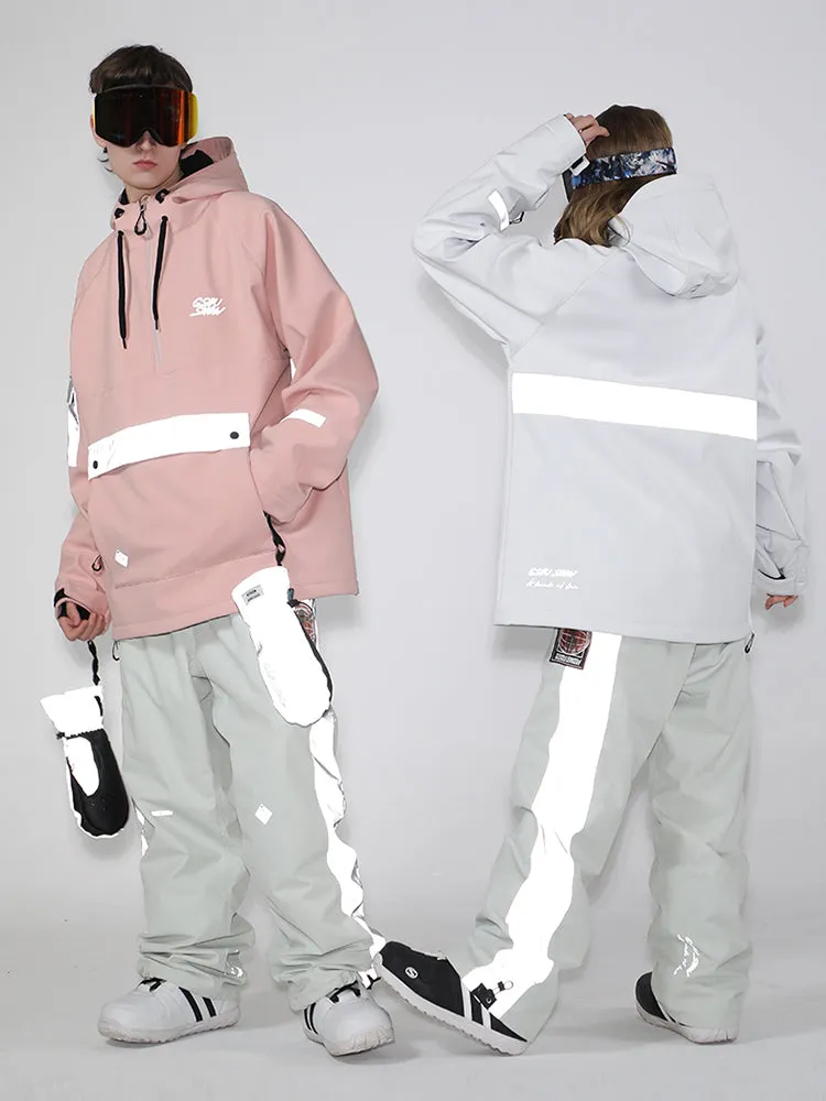 Men's Superb Neon Glimmer Snowsuit Jacket & Pants Set