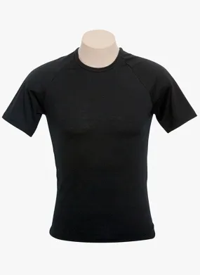 Mens Thermal Merino Short Sleeve Top - Round Neck