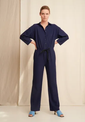 Mico Jumpsuit  Technical Jersey | Indigo