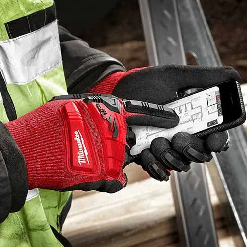 Milwaukee  48-22-8970 Impact Cut Level 3 Nitrile Gloves - S