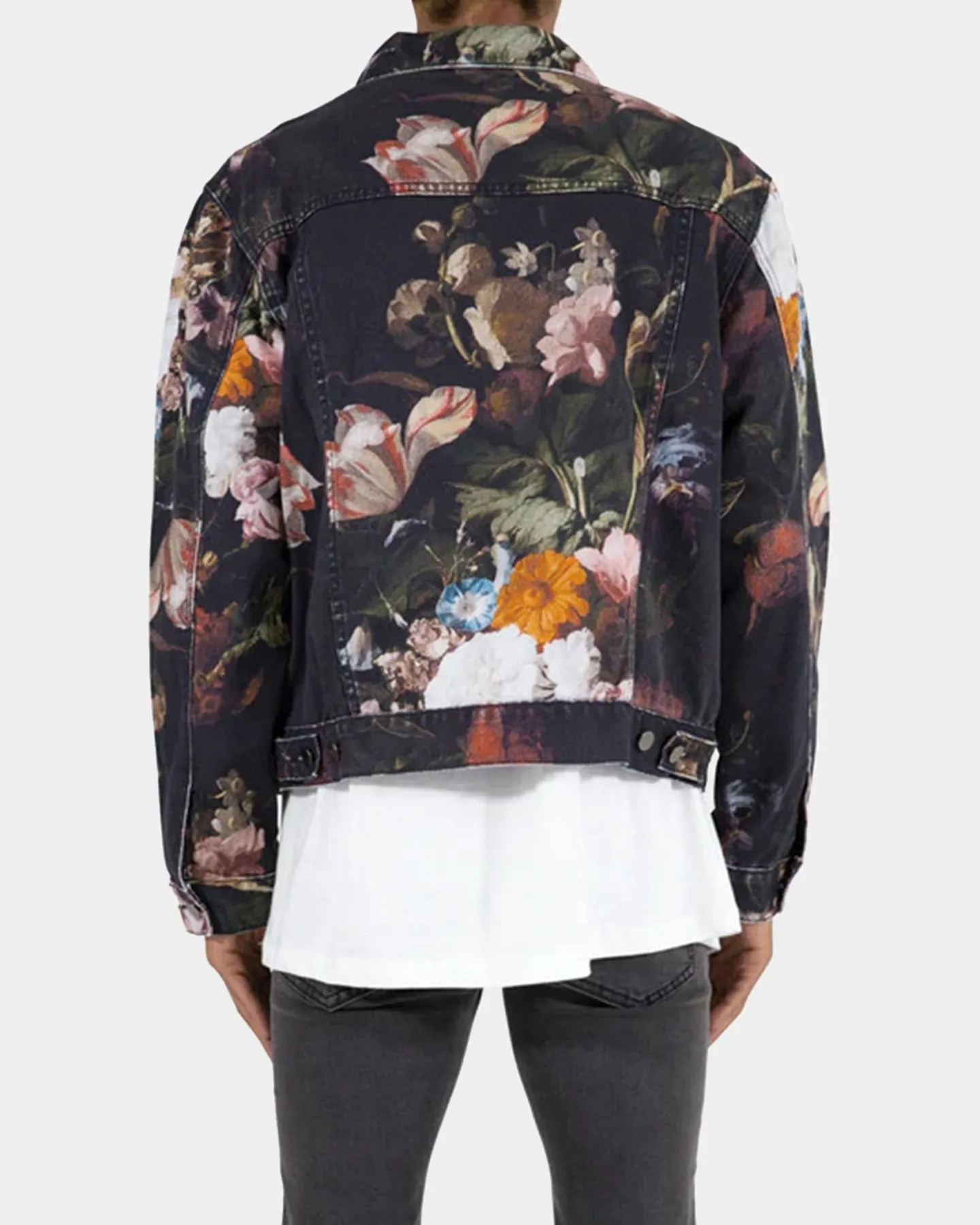 MNML Floral Trucker Jacket Multi