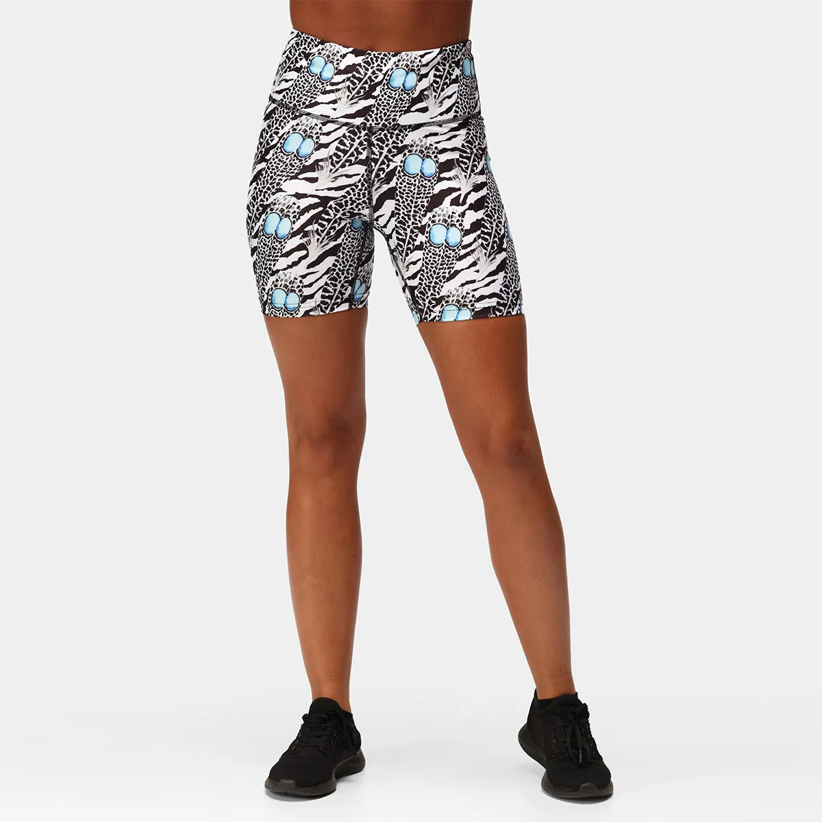 Monochrome Quill Running Shorts