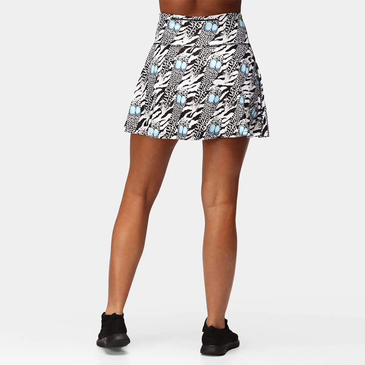 Monochrome Quill Skort