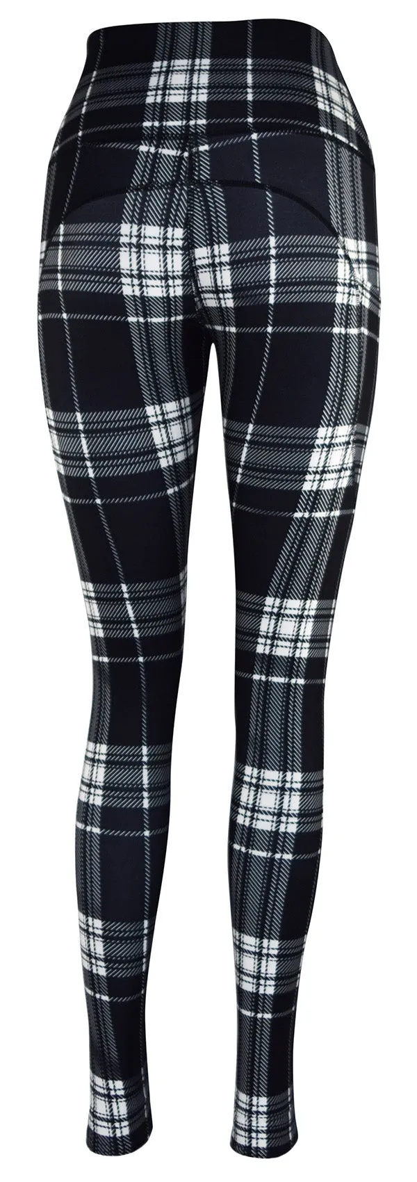 Monochrome Tartan   Pockets