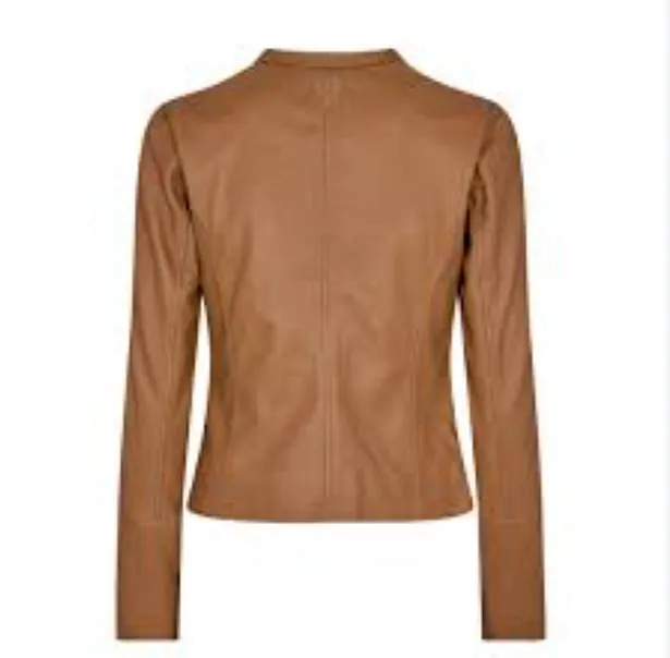 Mos Mosh - Metha Leather Jacket Chipmunk Tan