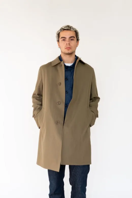 Olive Green Mack Coat for Men