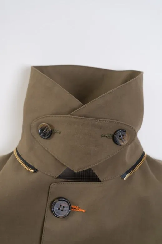 Olive Green Raincoat Cape