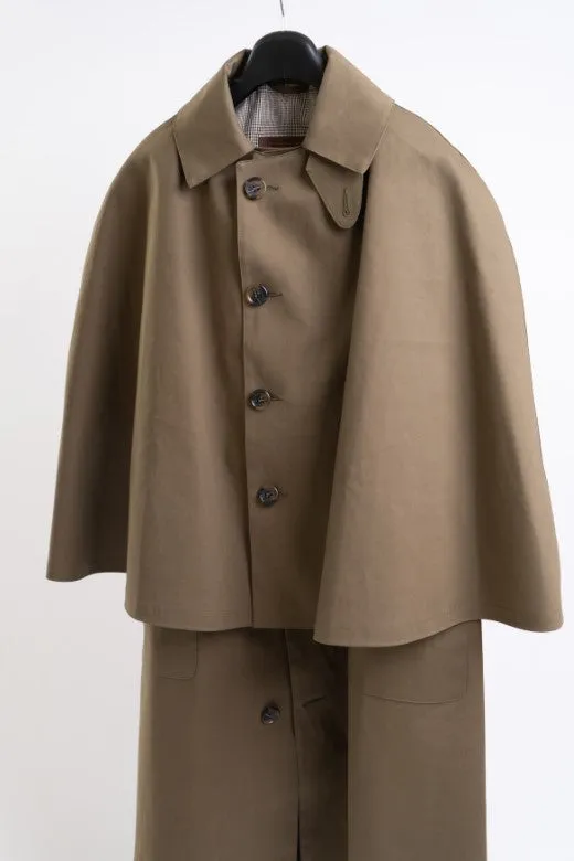 Olive Green Raincoat Cape