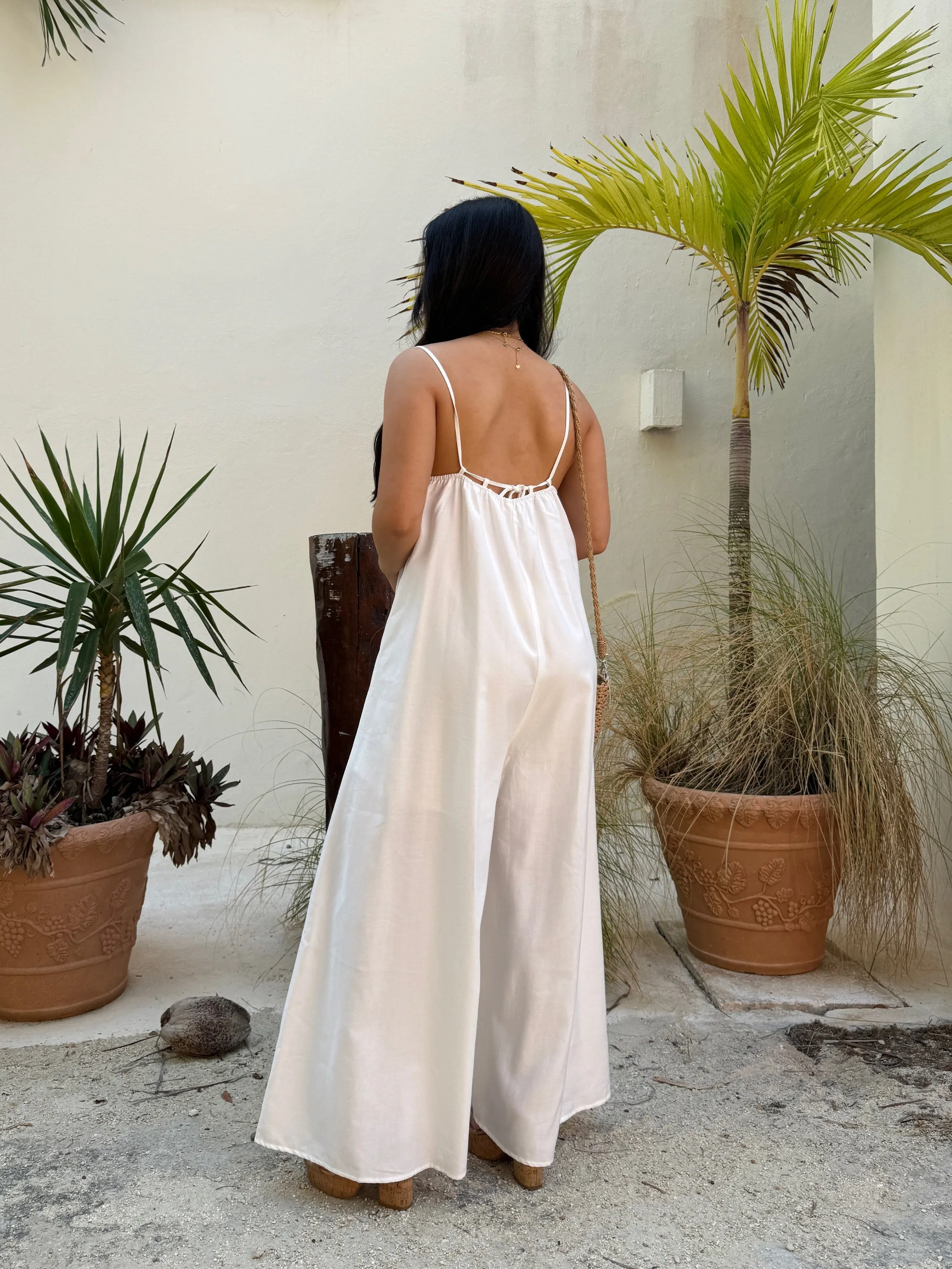 On Vacation White Jumpsuit