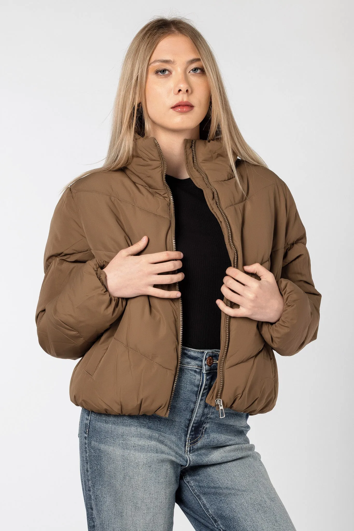 ONLY Maggi Solid Short Puffer