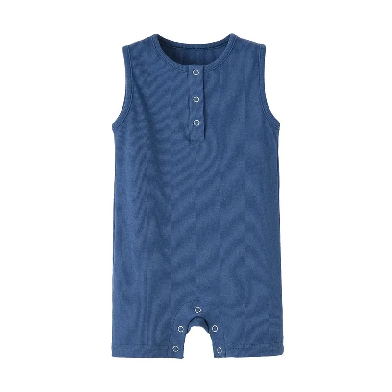 Organic Cotton Sleeveless Jumpsuit Outfit