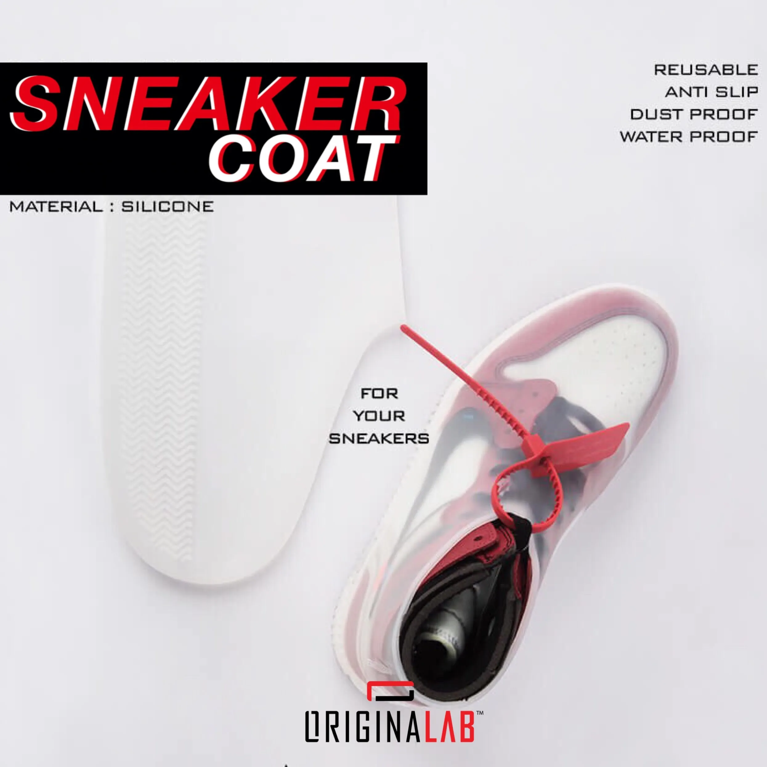 ORIGINALAB Sneaker Silicone Coat Frost White