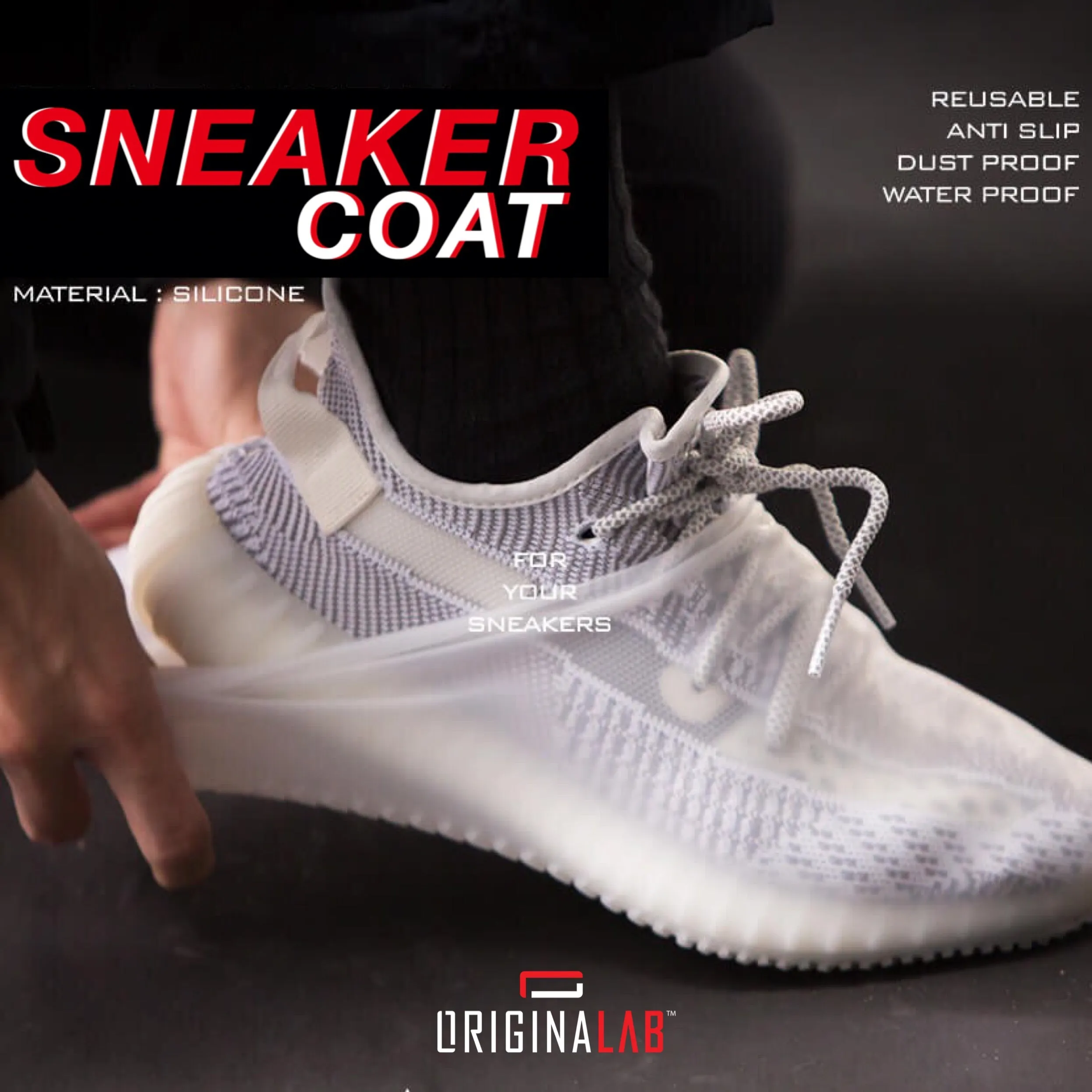 ORIGINALAB Sneaker Silicone Coat Frost White