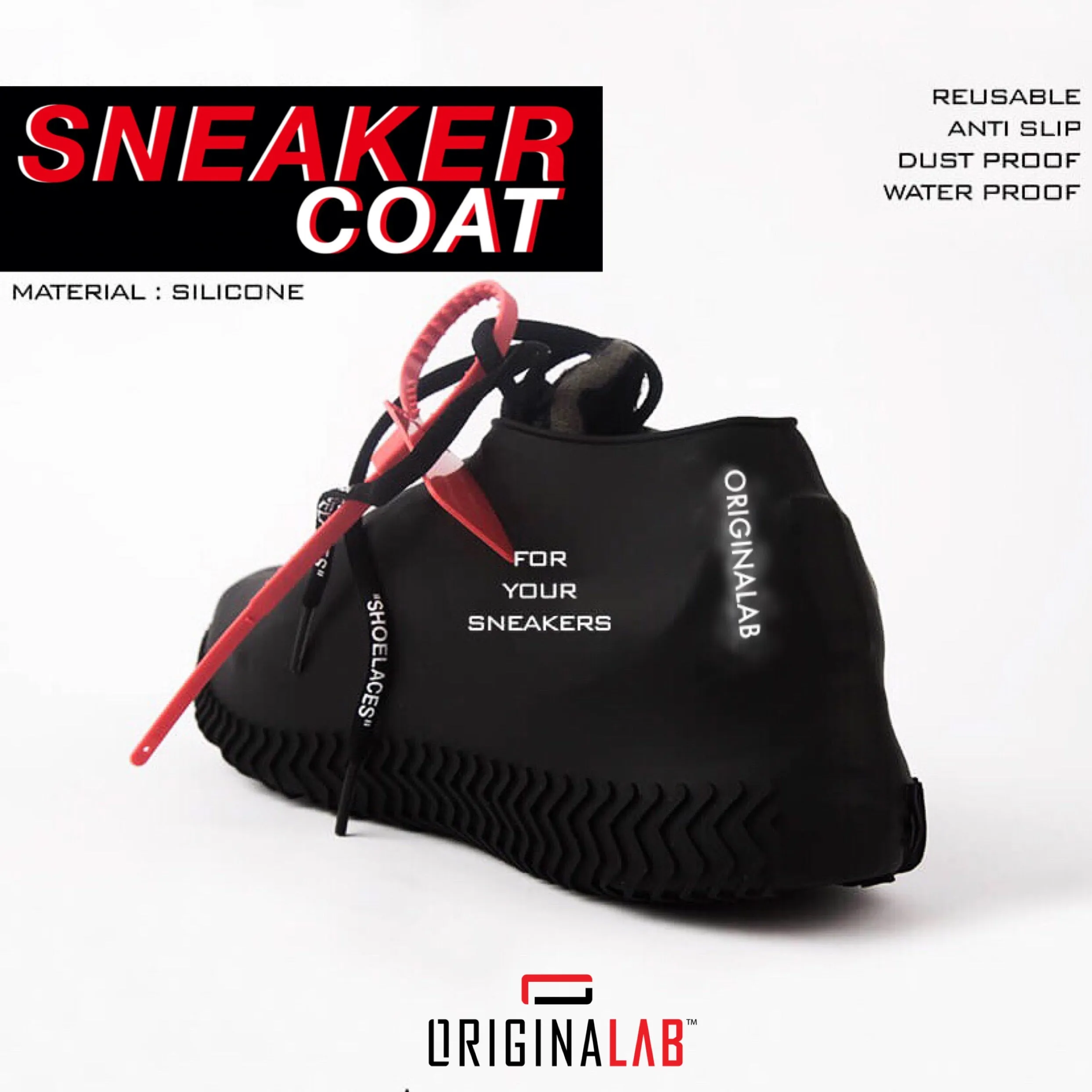 ORIGINALAB Sneaker Silicone Coat Jet Black