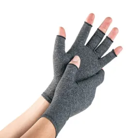 Outdoor Half Finger Joint Care Compression Cycling Gloves, Size: S(Gray)