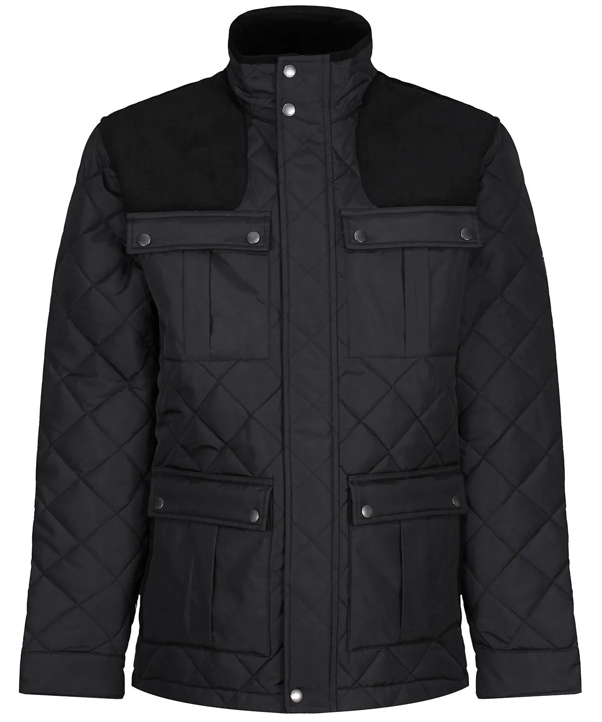 Padbury diamond quilt jacket | Black