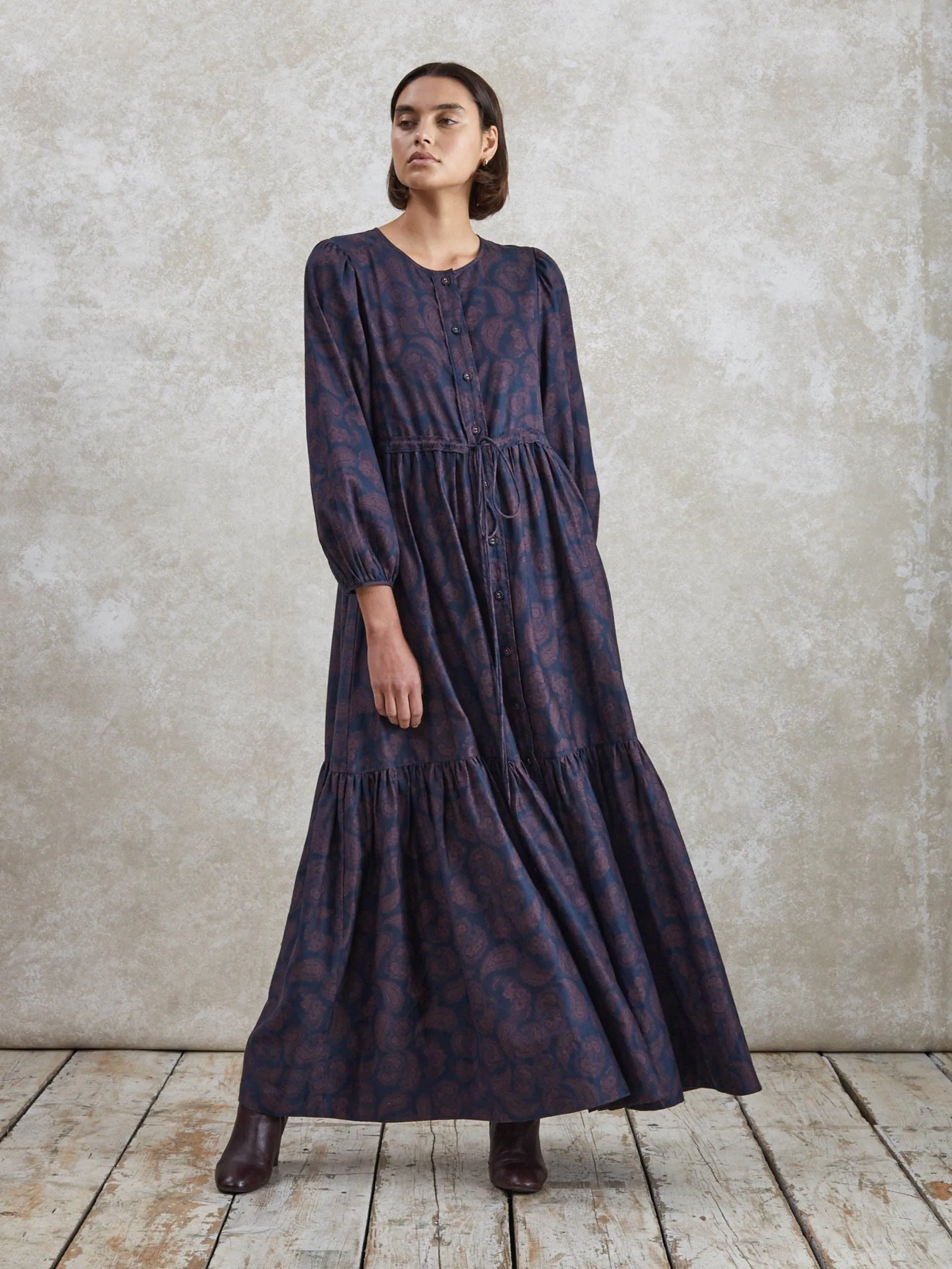 Paisley Catherine twill dress