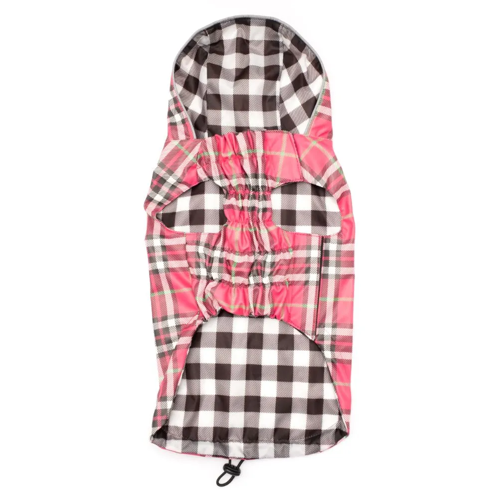 Pink Plaid London Raincoat