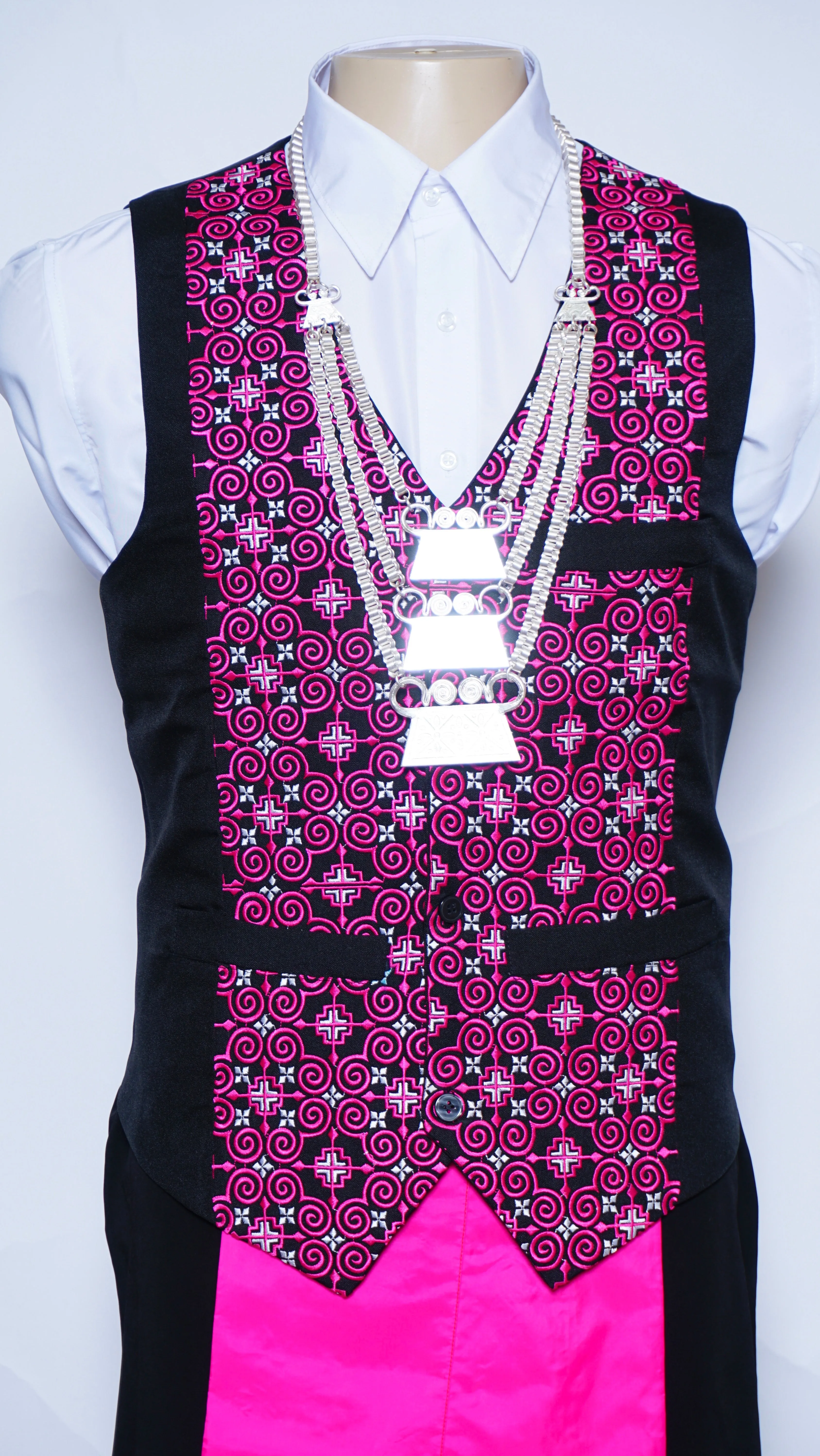 Pink Qwj Vest