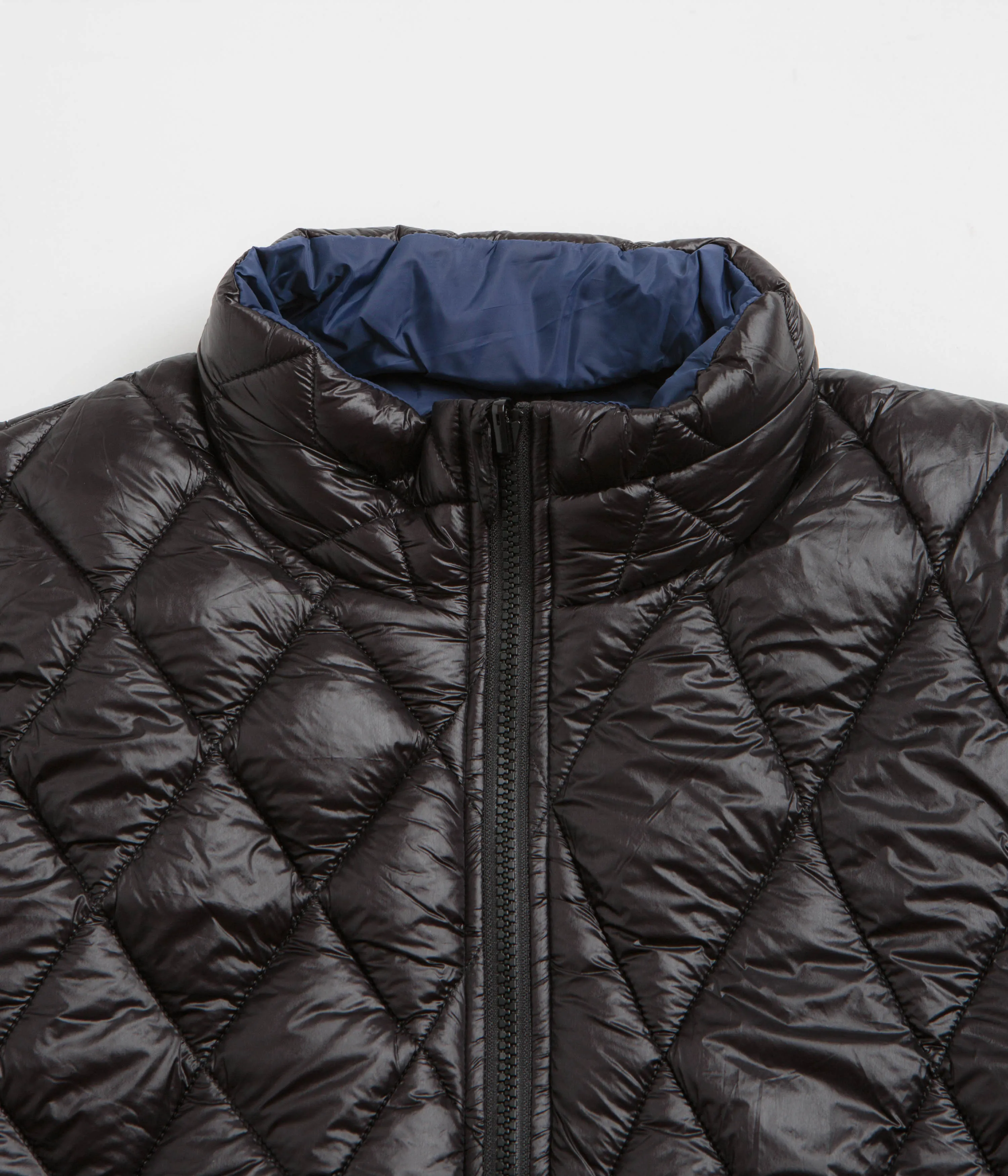 Pop Trading Company Quilted Reversible Jacket - Black