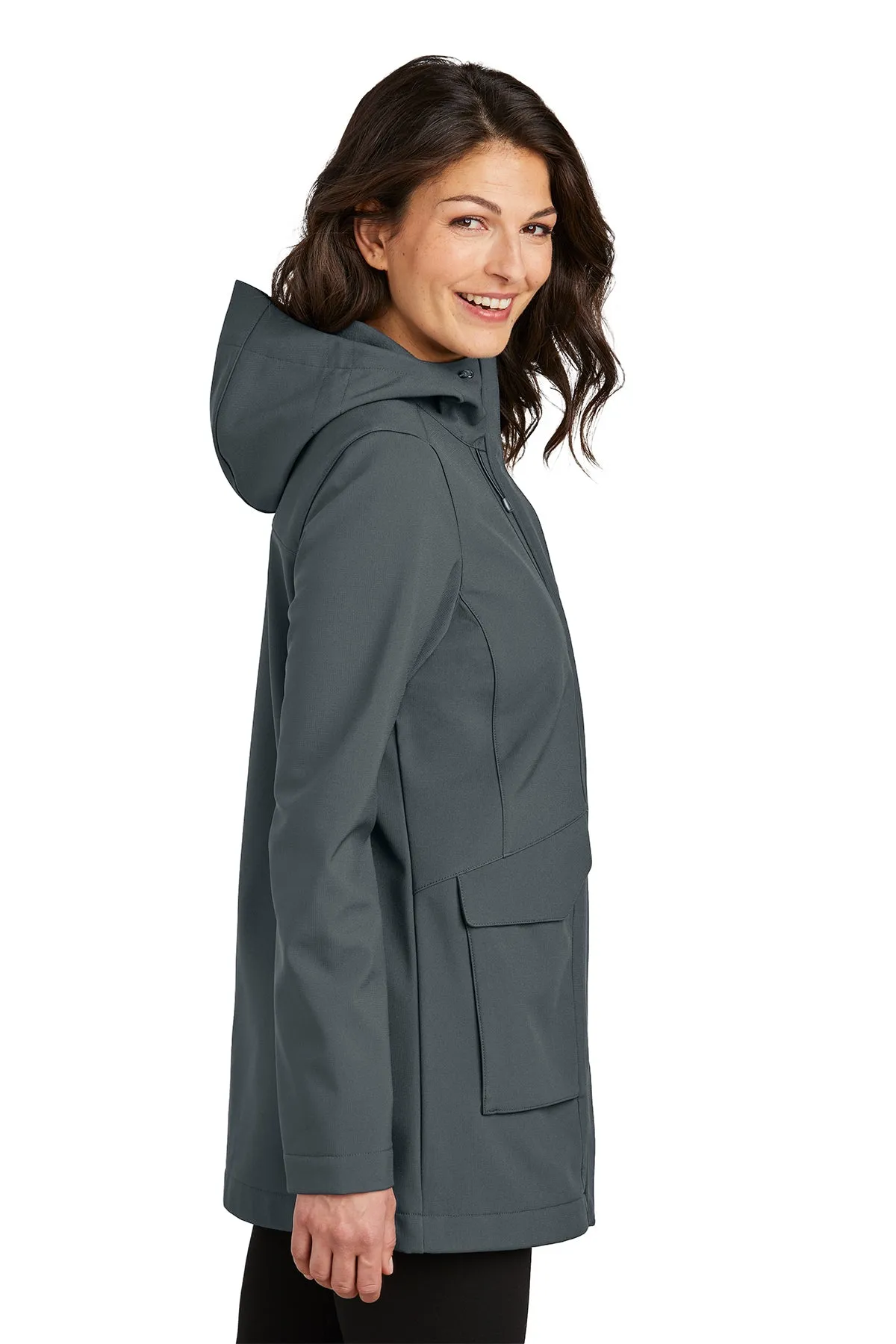 Port Authority Ladies Collective Outer Soft Shell Customized Parkas, Graphite