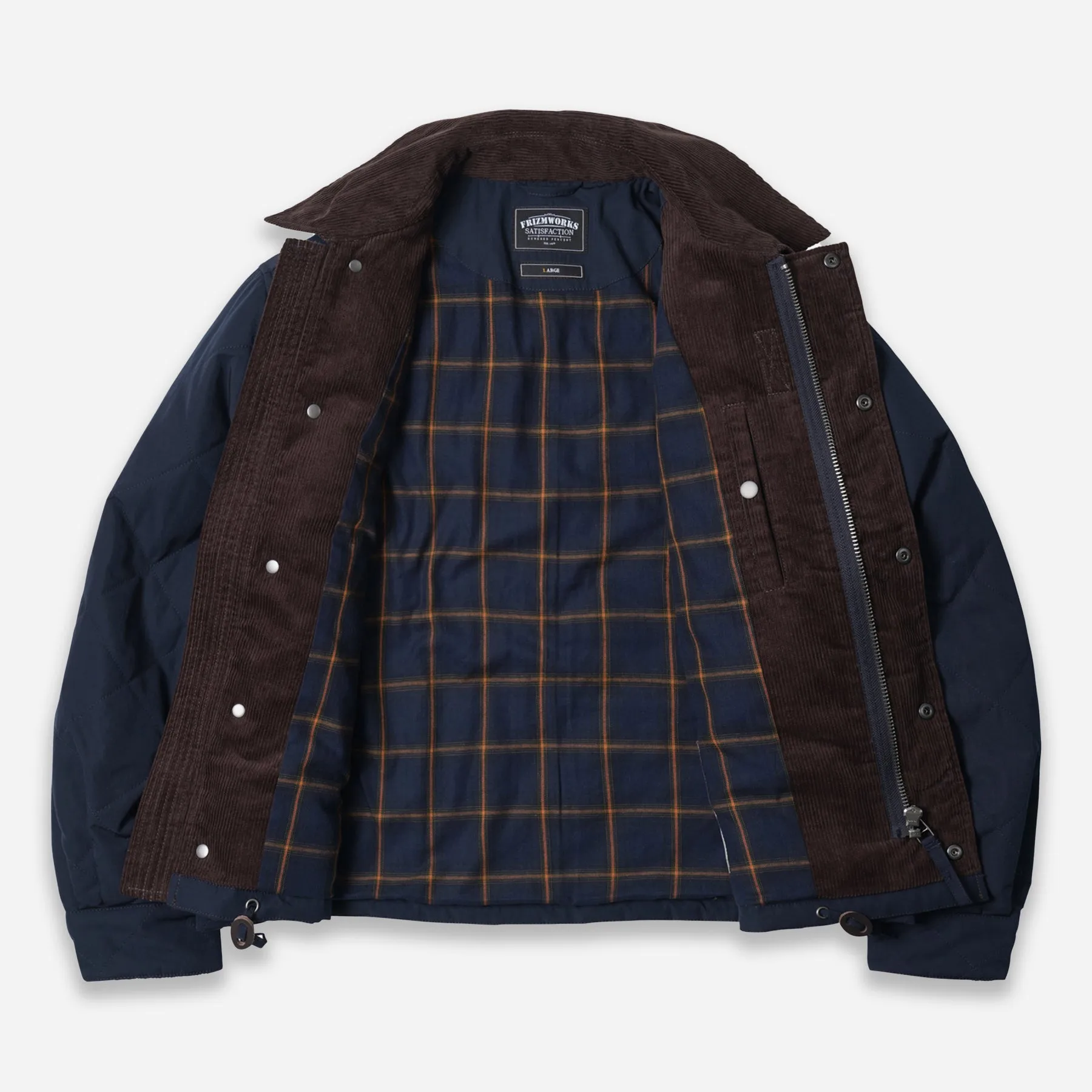 QUILTED HERITAGE HUNTING JACKET - NAVY