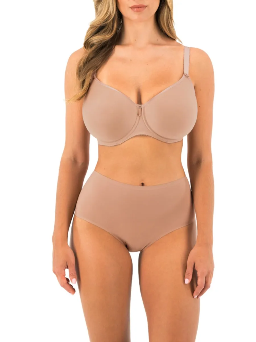 Rebecca Essentials Moulded Spacer Bra - Cafe Au Lait