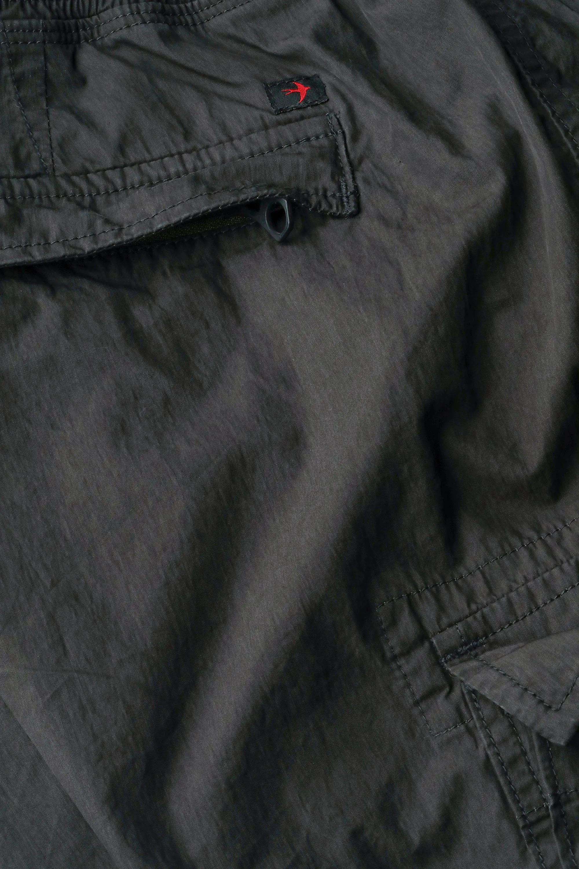 Relwen Charcoal Grey Lightweight Drawstring Cargo Pant