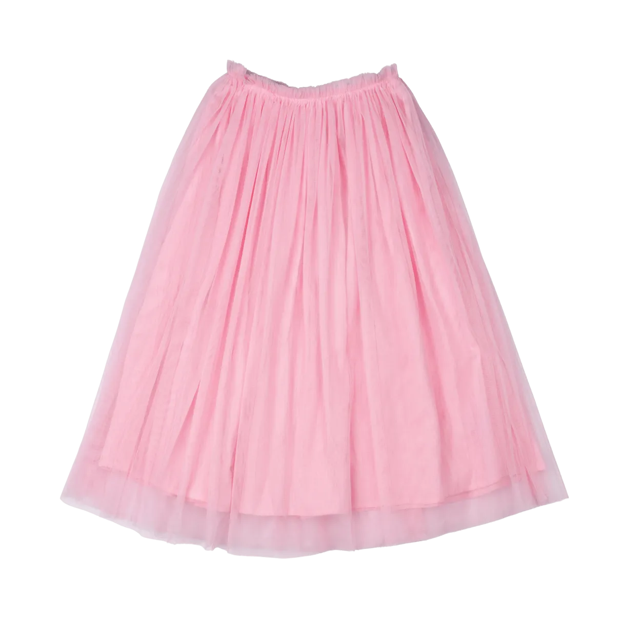 ROCK YOUR BABY PINK TULLE OVERLAY MAXI SKIRT