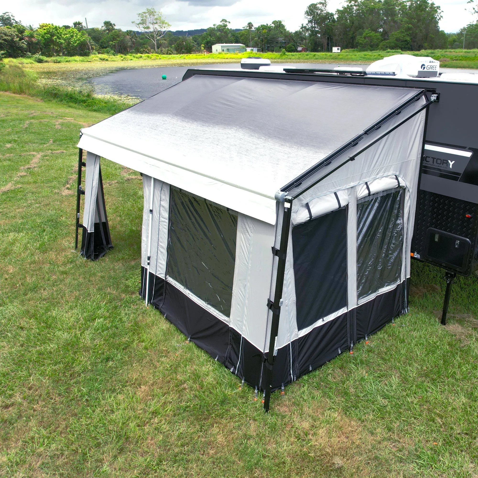 Roll Out Awning Walls - Lightweight