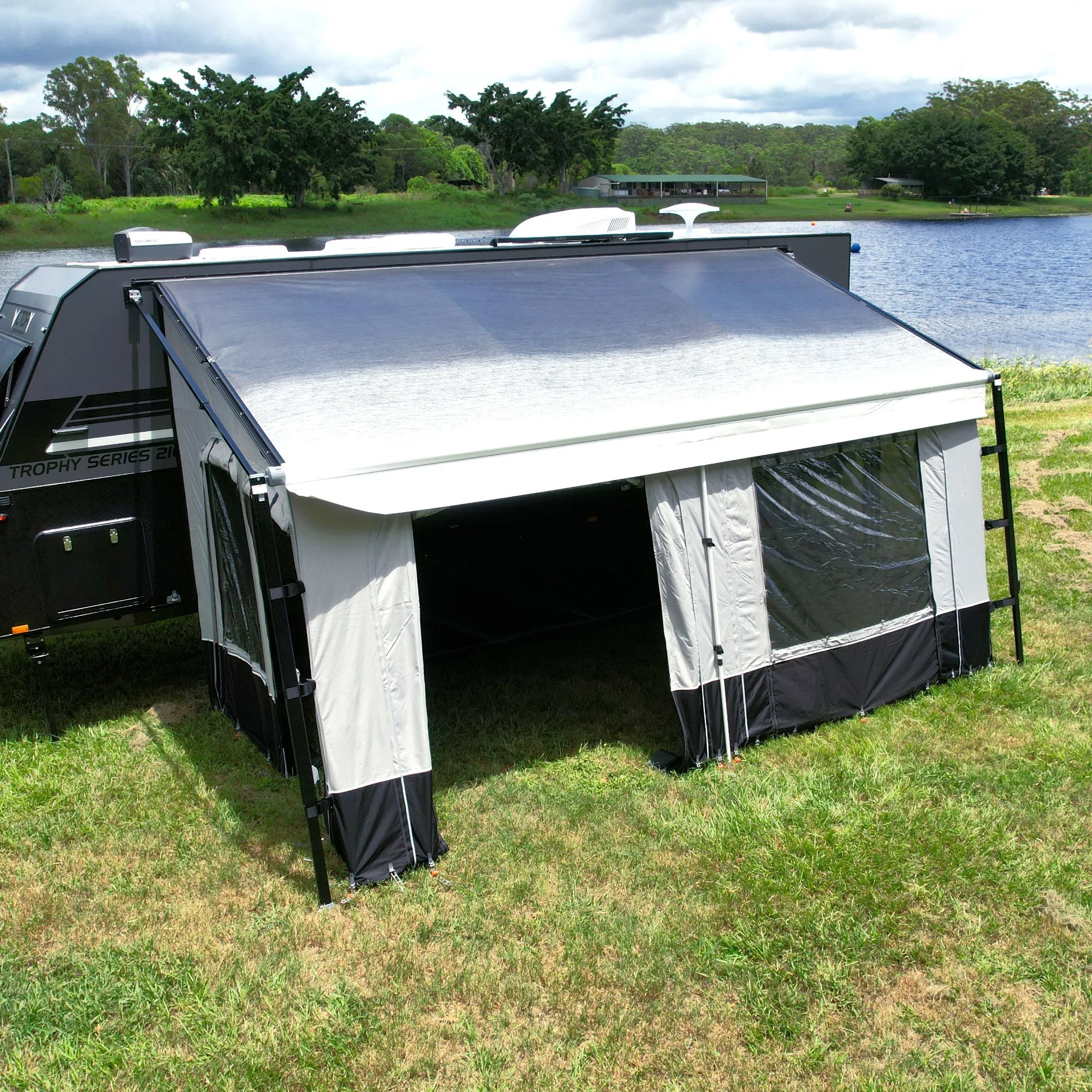 Roll Out Awning Walls - Lightweight