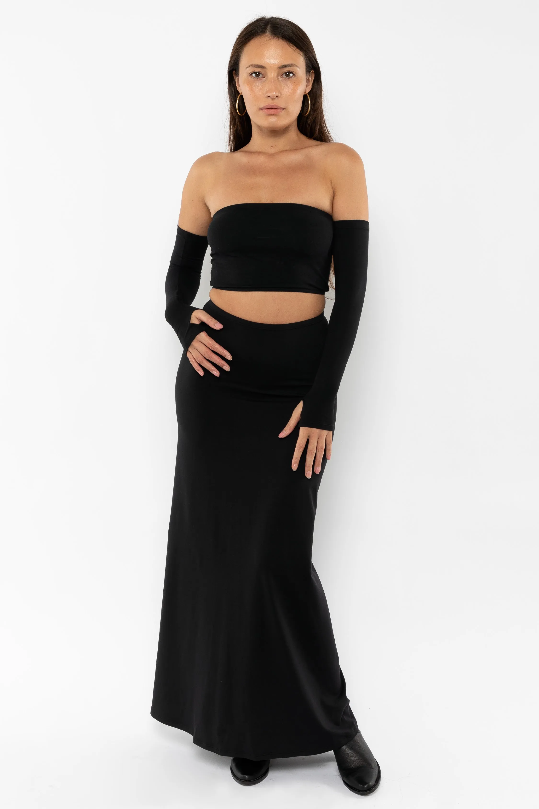 RSNJ103 - UPF40 Performance Jersey Maxi Skirt