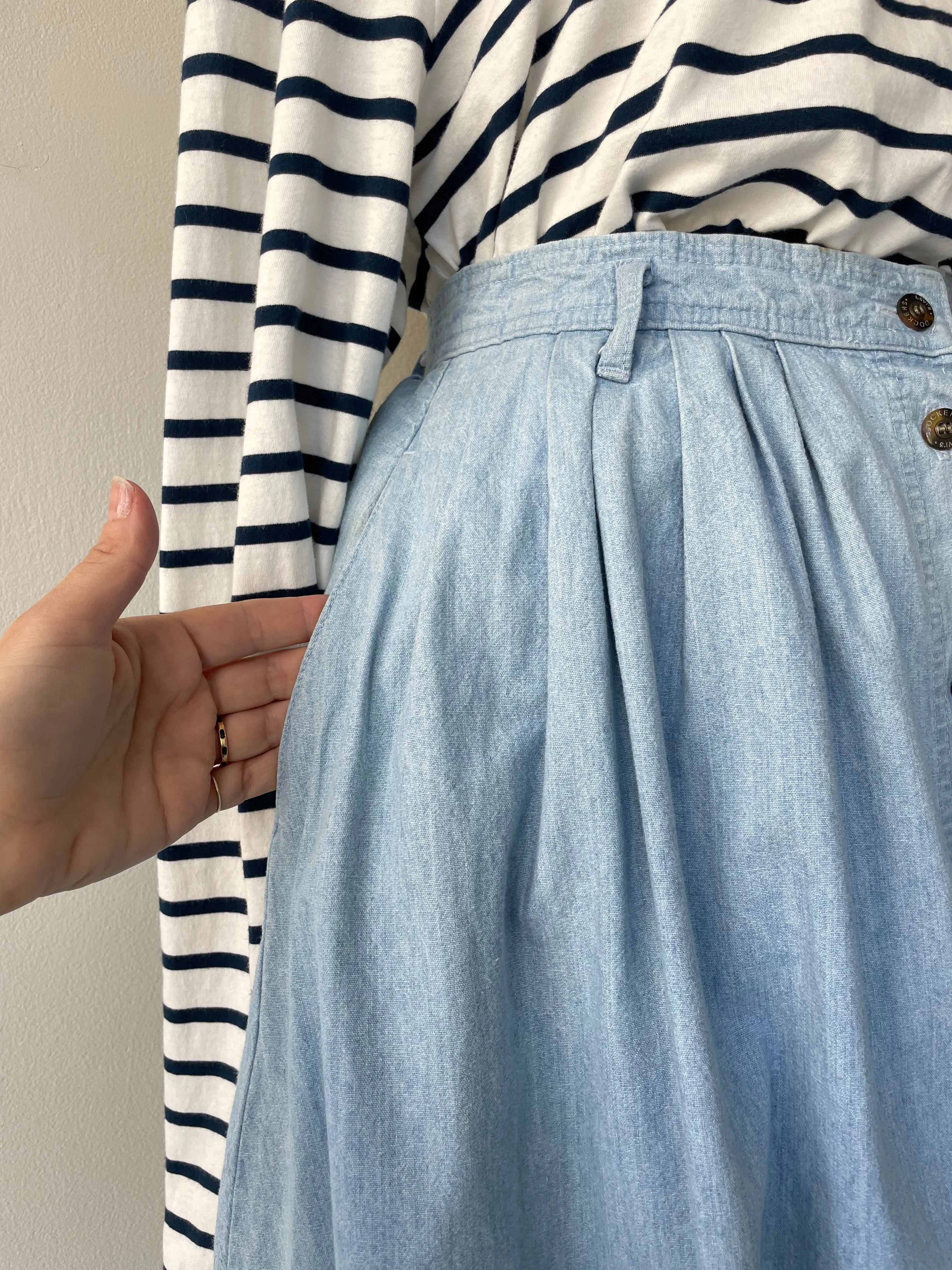 Saltbox Denim Skirt