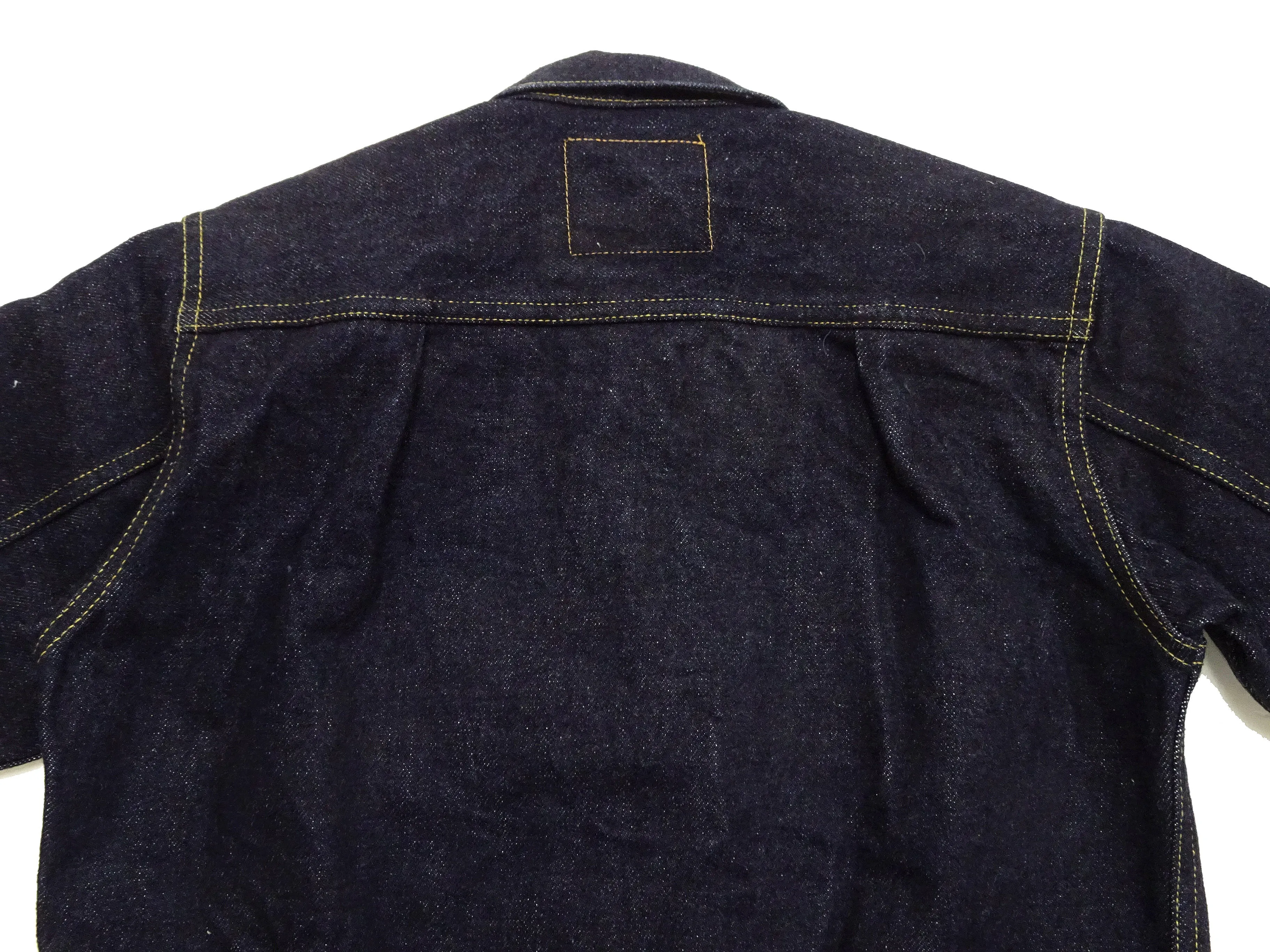 Samurai Jeans Denim Jacket Men's Type 1 Style 25 Oz. Denim Jean Jacket S551XX25oz-25th One-Wash