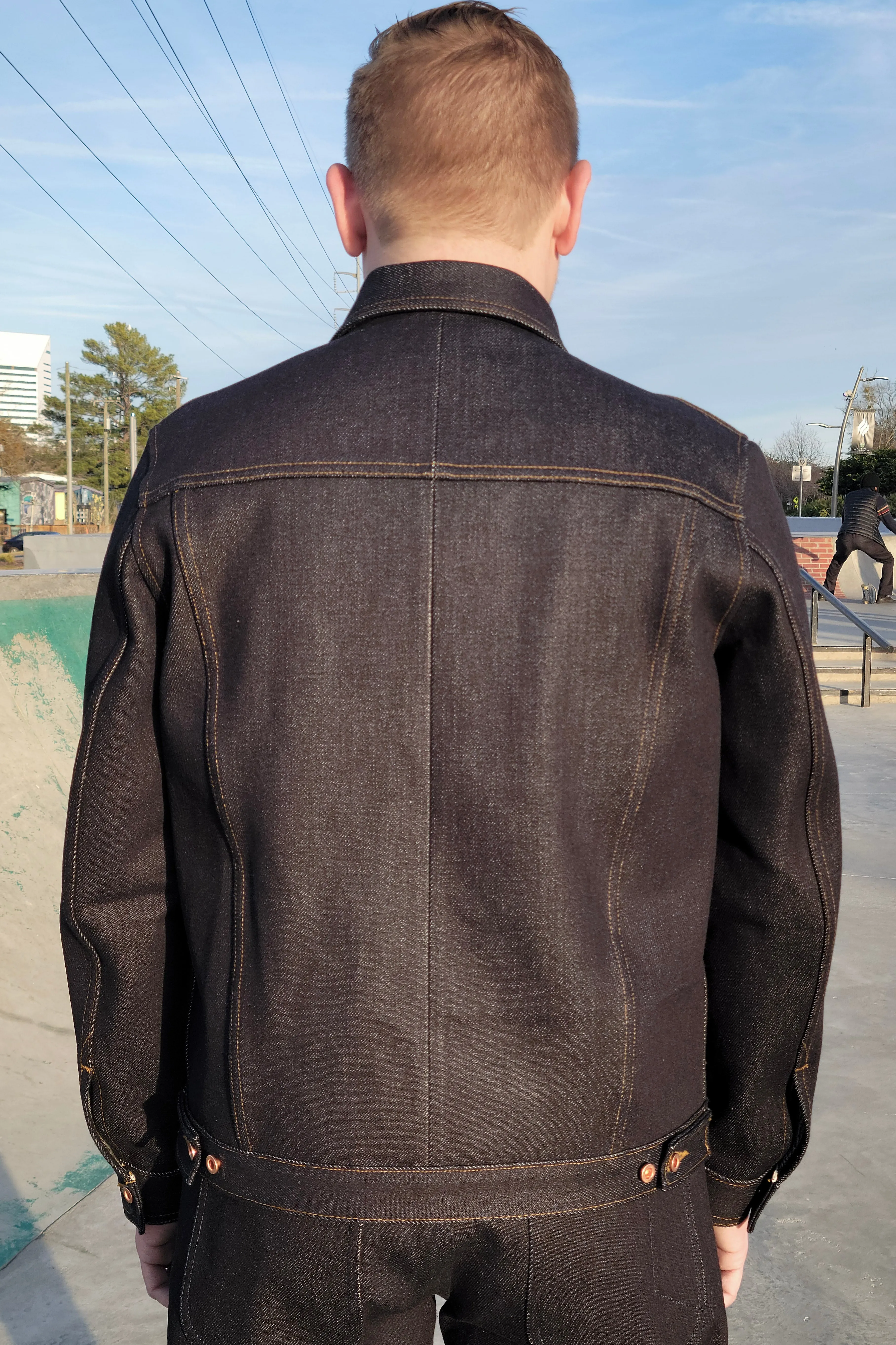 Selvedge Jacket - 22oz. Extra Heavyweight Japanese Selvedge XXXL Ready to Ship