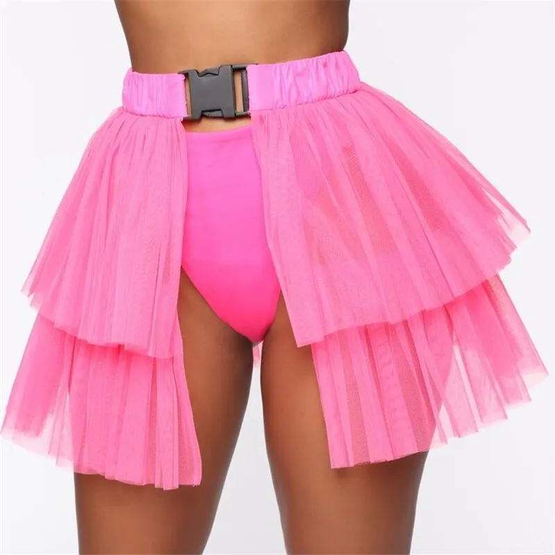 Short Layered Tulle Tutu Skirt