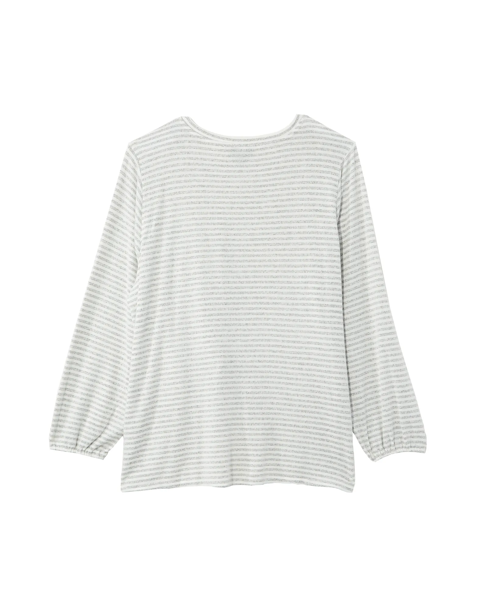 Sienna Side Knot Top | White / Light Grey