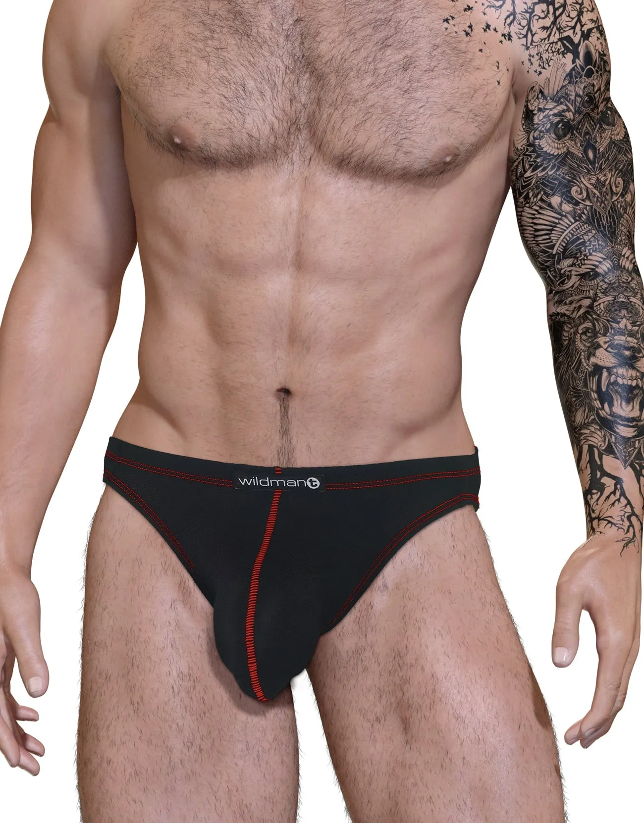 Stitch Big Boy Pouch Jock Strap - Red