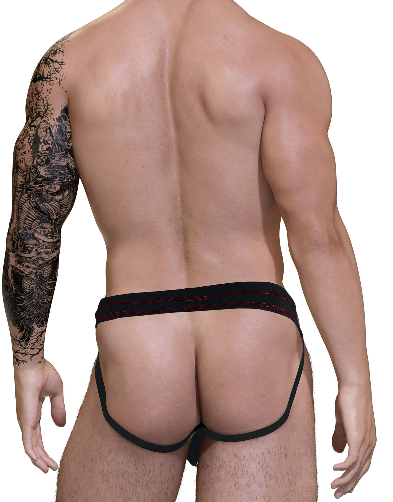 Stitch Big Boy Pouch Jock Strap - Red